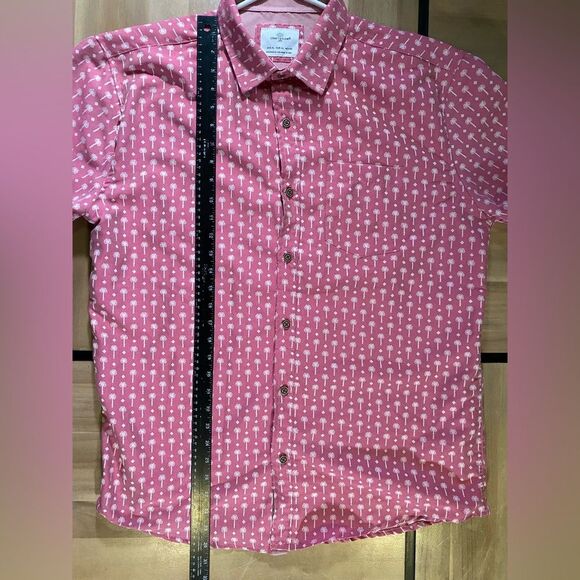 Craft + flow palm tree casual button up - Picture 2 of 5